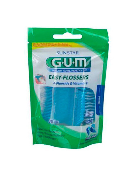 GUM EASY FLOSSERS 30 UNIDA