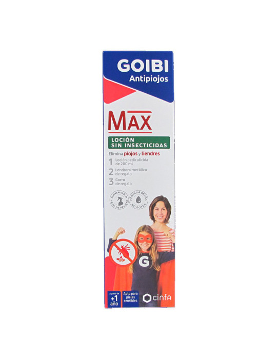 GOIBI ANTIPIOJOS MAX LOCION NATURE ELIMINA SIN INSEC 200 ML