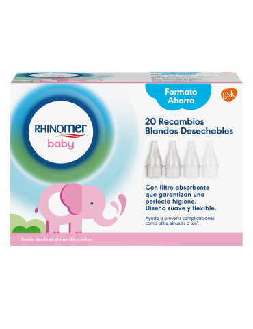 RHINOMER NARHINEL CONFORT ASPIRADOR RECAMBIO 20 BLANDO DE