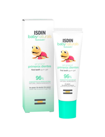 ISDIN BABY NATURALS NUTRAISDIN GEL GINGIVAL PRIMEROS DIENTES 1 TUBO 30 ML 2