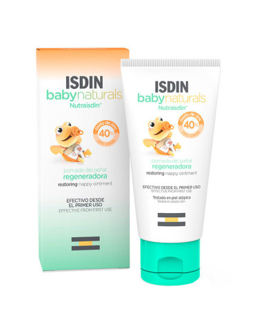 ISDIN BABY NATURALS NUTRAISDIN ZN40 POMADA DEL PAÑAL REGENERADORA 50 ML 2