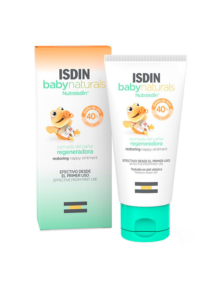 ISDIN BABY NATURALS NUTRAISDIN ZN40 POMADA DEL PAÑAL REGENERADORA 50 ML
