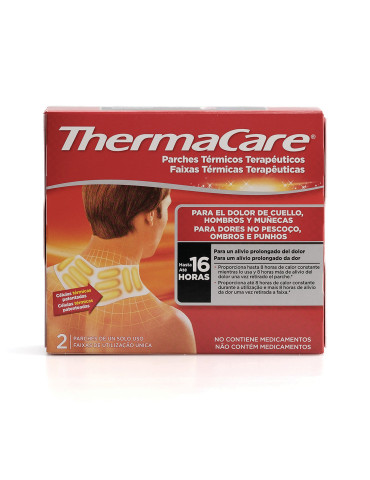 THERMACARE PARCHE TERMICO CUELLO HOMBROS Y MUÑECAS 2 PARCHES 2