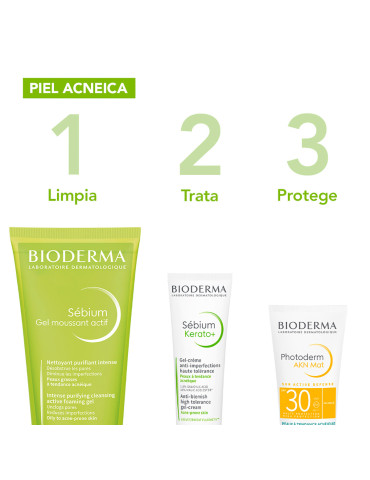 SEBIUM GEL MOUSSANT ACTIF 1 TUBO 200 ML 2