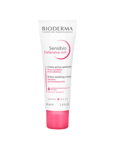 SENSIBIO DEFENSIVE RICH PIEL SECA-MUY SECA BIODERMA 1 ENVASE 40 ML 2