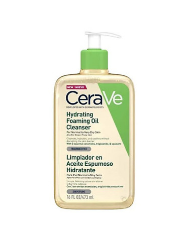 CERAVE LIMPIADOR ACEITE ESPUMOSO HIDRATANTE 1 ENVASE 473 ML 2