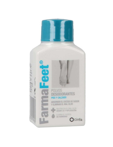 FARMAFEET POLVOS DESODORANTES PIES 1 ENVASE 75 G 2