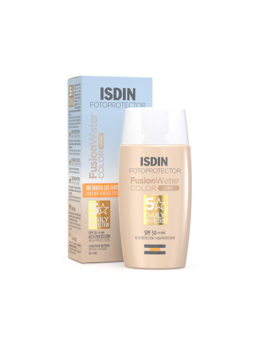 FOTOPROTECTOR ISDIN SPF 50 FUSION WATER COLOR LIGHT 1 ENVASE 50 ML 2