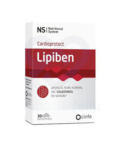 NS CARDIOPROTECT LIPIBEN 30 COMPRIMIDOS 2