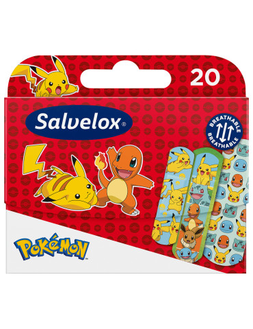 SALVELOX APOSITO ADHESIVO POKEMON 20 TIRAS SURTIDAS 2