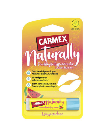 CARMEX NATURALLY BALSAMO LABIAL HIDRATANTE 1 STICK 4,25 G SABOR SANDIA 2