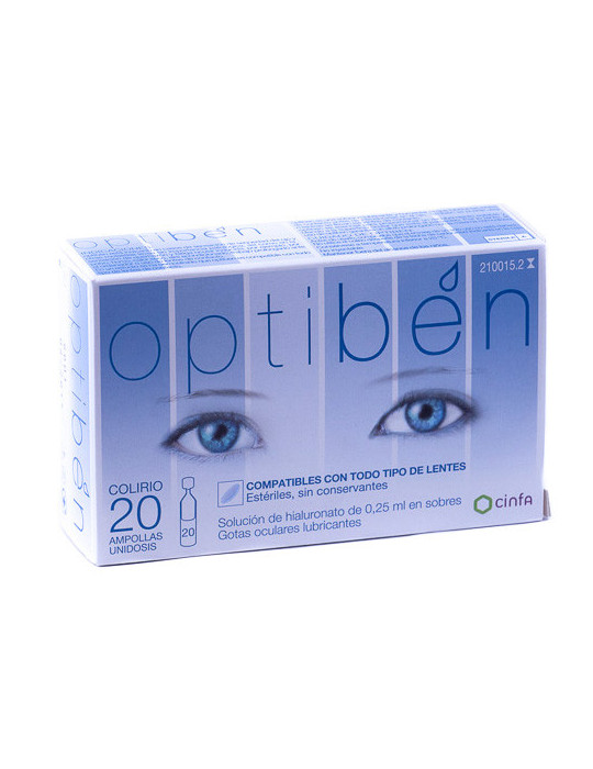 OPTIBEN 20X0,25 UNIDOSIS
