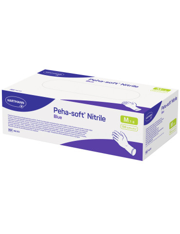 PEHA-SOFT GUANTES DE NITRILO HARTMANN 100 UNIDADES T M 2