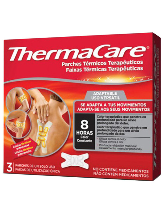 THERMACARE PARCHE TERMICO TERAPEUTICOS SPORT 3 PARCHES