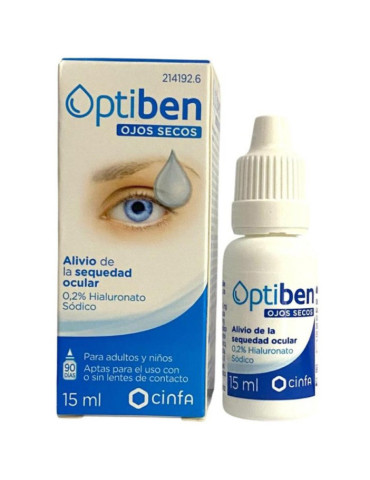 OPTIBEN OJOS SECOS GOTAS 1 FRASCO 15 ML 2