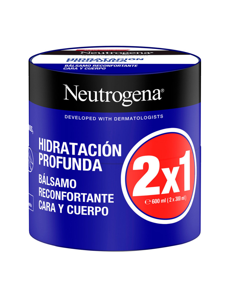 NEUTROGENA BALSAMO CARA Y CUERPO DEEP MOISTURE 300+300ML