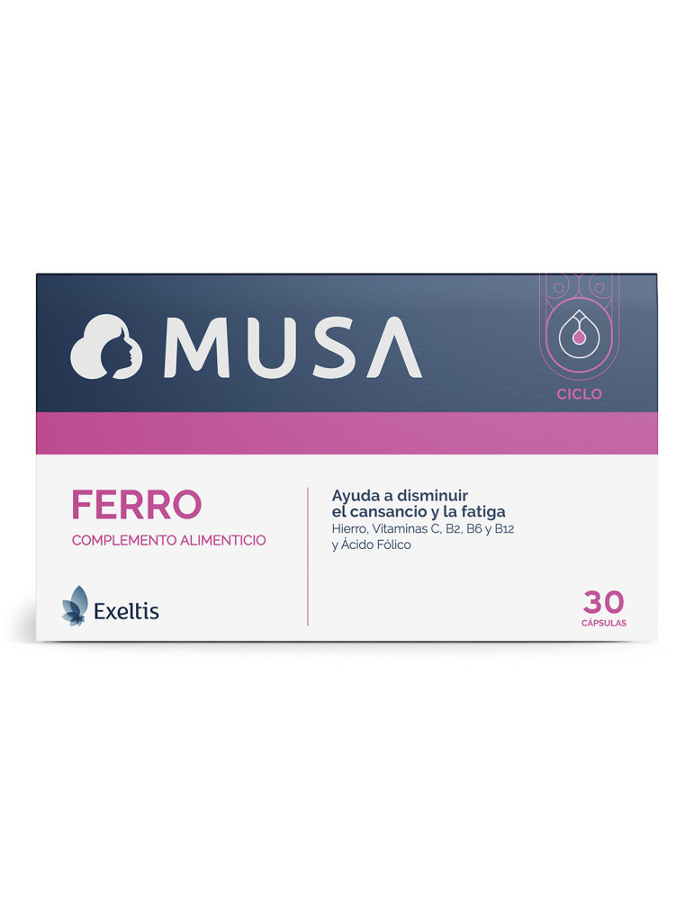 MUSA FERRO 30 CAPSULAS