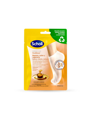 SCHOLL PEDIMASK MIEL DE MANUKA UREA Y MANTECA DE KARITE 1 PAR 2