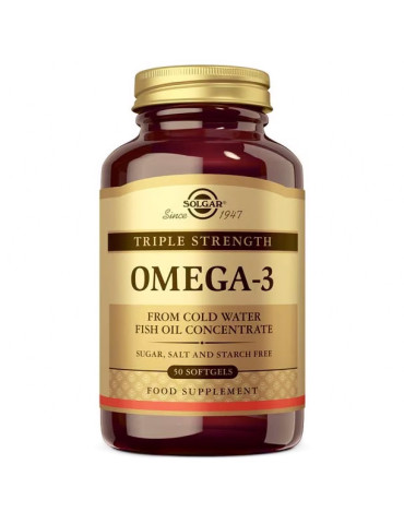 SOLGAR OMEGA 3 TRIPLE CONCENTRACION  50 CPS 2