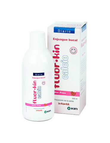 KIN FLOURKIN CALCIUM  INFANTIL COLUTORIO FLUOR CALCIO 500ML