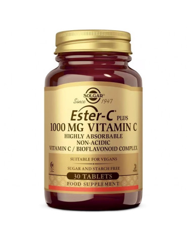 SOLGAR ESTER C PLUS 1000 MG 30 COMP 2