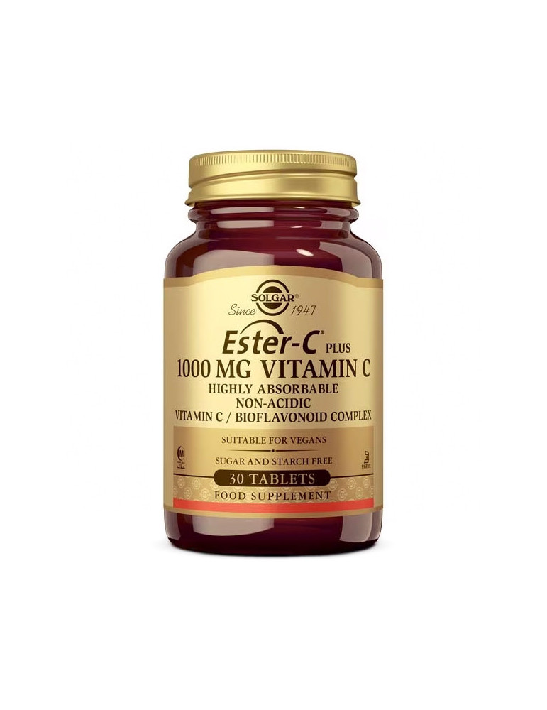 SOLGAR ESTER C PLUS 1000 MG 30 COMP