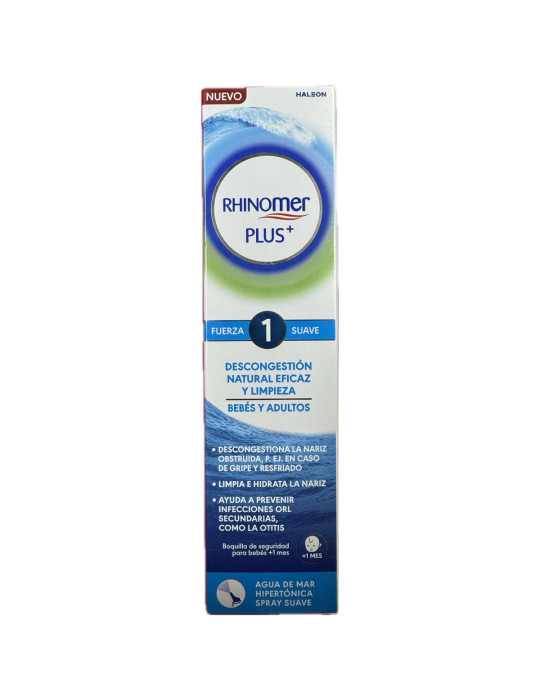 RHINOMER PLUS BEBES Y ADULTOS FUERZA 1 SUAVE 1 SPRAY 125 ML