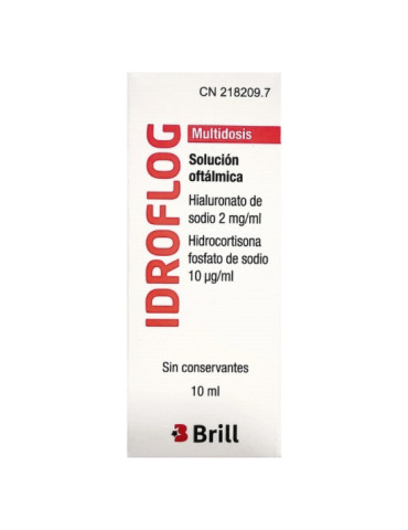 IDROFLOG SOLUCION OFTALMICA 1 ENVASE 10 ML MULTIDOSIS 2