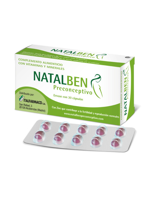 NATALBEN PRECONCEPTIVO 30 CAPS