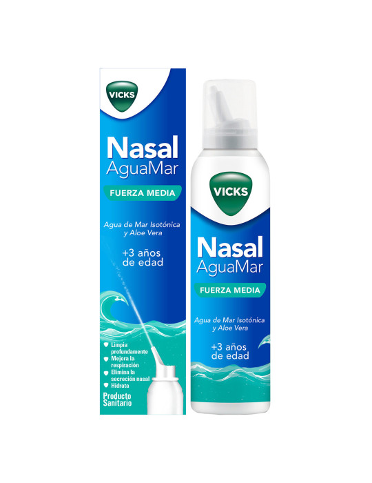 VICKS NASAL AGUA DE MAR MEDIO 120 ML