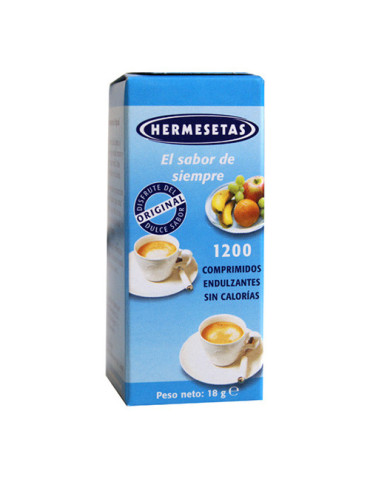 HERMESETAS ENDULCORANTE 1200 COMP 2
