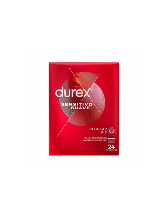 DUREX PRESERVATIVOS SENSITIVO SUAVE 12 U+D