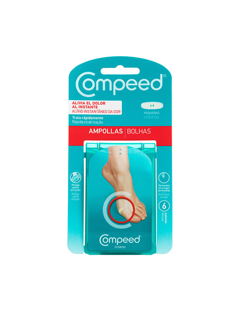 COMPEED APOSITOS AMPOLLAS PEQUEÑA 6 UDS