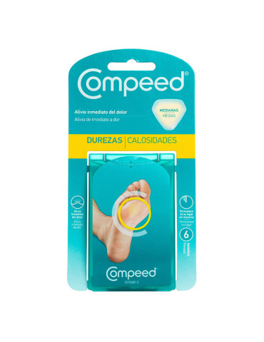 COMPEED APOSITOS DUREZAS MEDIANAS 6 UNI 2