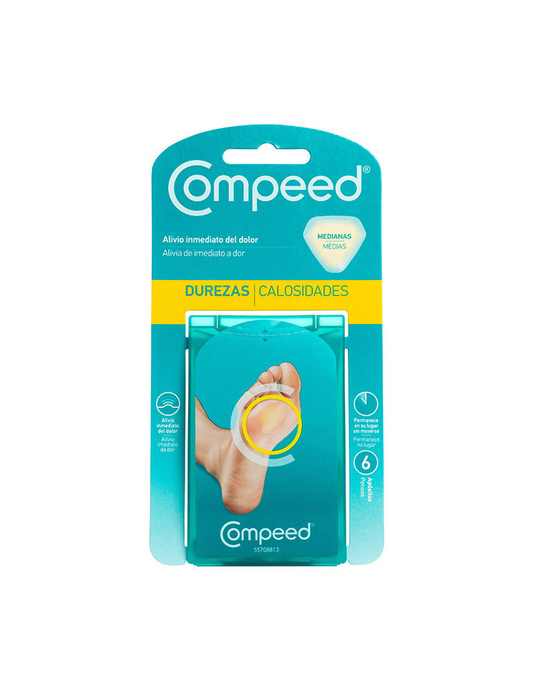COMPEED APOSITOS DUREZAS MEDIANAS 6 UNI