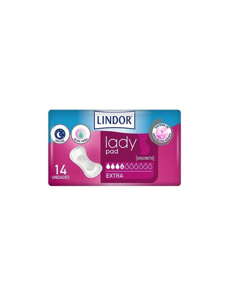 LINDOR LADY EXTRA 4 GOTAS 14 UNIDADES