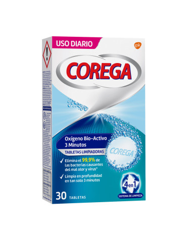 COREGA 3 MINUTOS 30 TABL EFERV 2