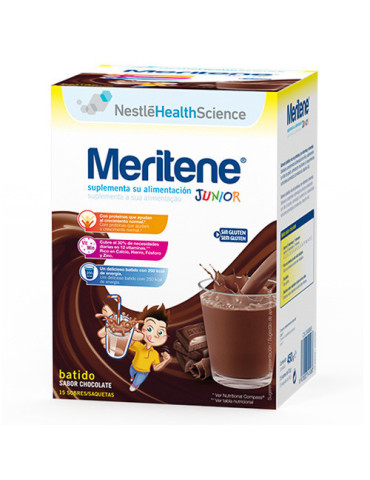 MERITENE JUNIOR CHOCOLATE 15 SOBRES 2