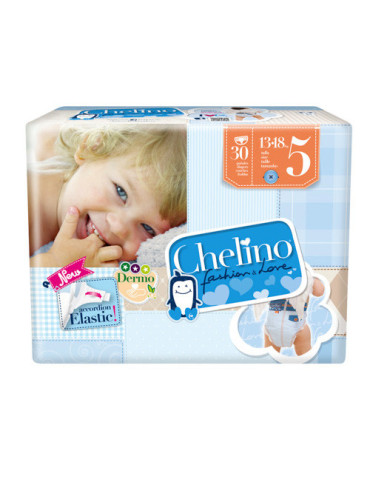 PAÑAL INFANTIL CHELINO FASHION & LOVE  T- 2 (3 - 6 KG) 28 PAÑALES