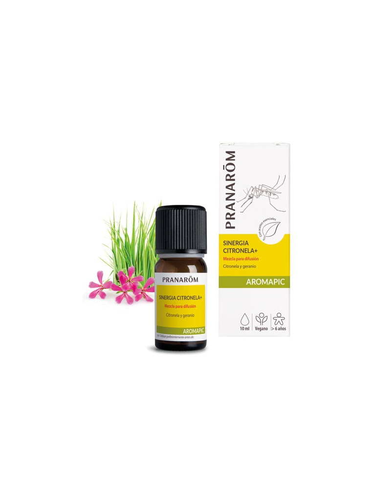 PRANAROM SINERGIA MEZCLA PARA DIFUSION CITRONELA+ 10 ML