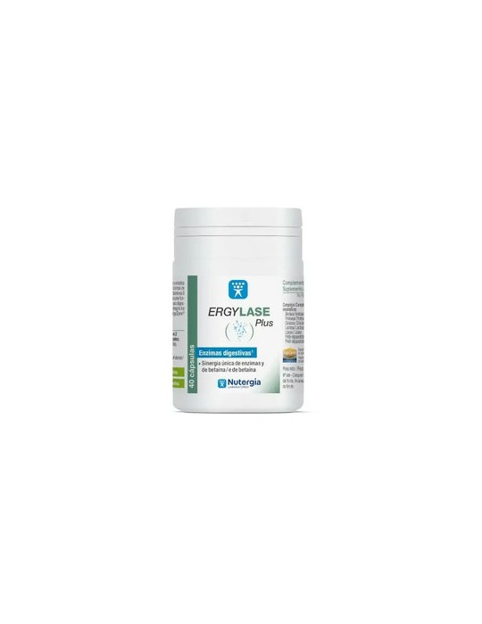 NUTERGIA ERGYLASE PLUS 40 CAPSULAS