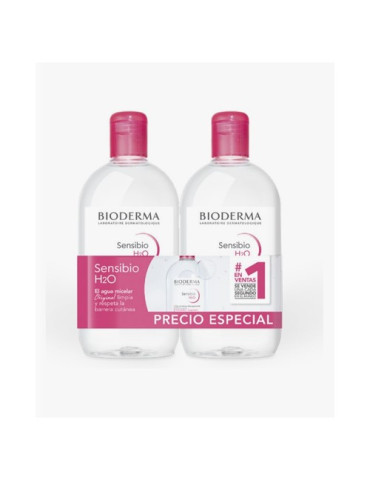 BIODERMA DUPLO SENSIBIO H2O 500ML+500ML