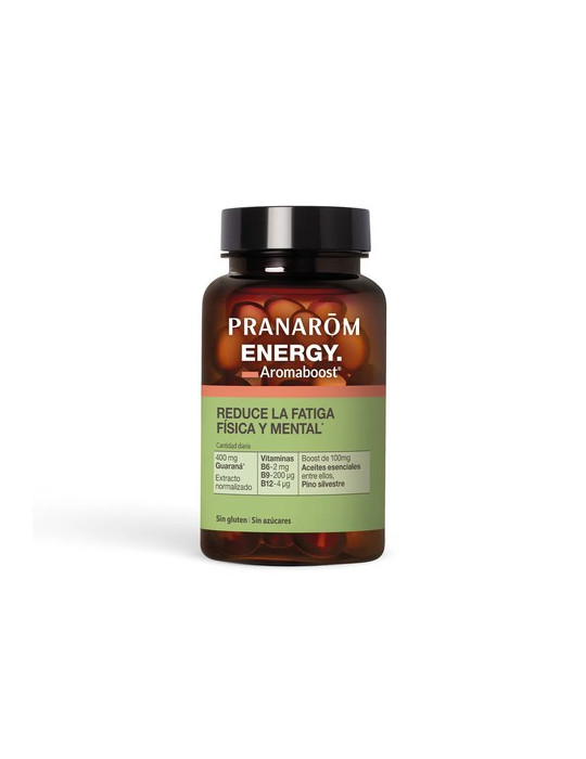 AROMABOOST ENERGY REDUCE LA FATIGA FISICA Y MENTAL 60 CAPSULAS