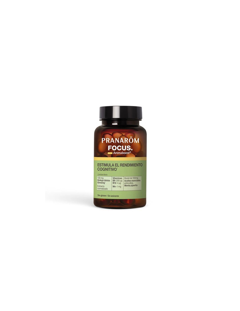 AROMABOOST FOCUS ESTIMULINA EL RENDIMIENTO COGNITIVO 60 CAPSULAS
