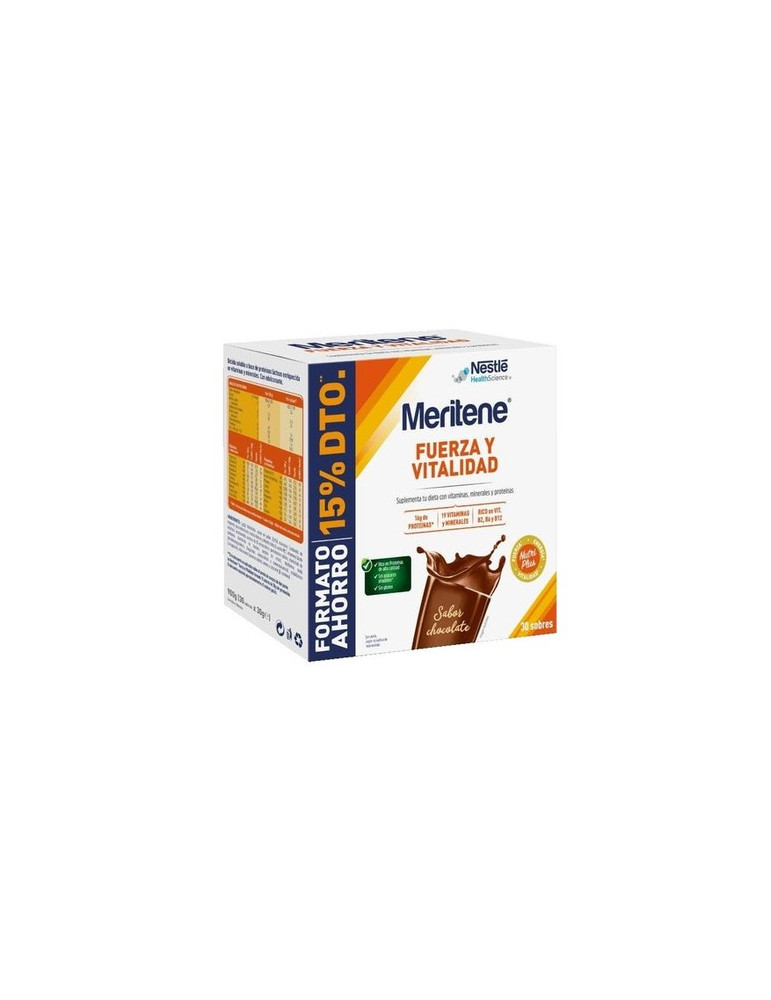 MERITENE CHOCOLATE 30 SOBRES PACK AHORRO