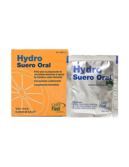 HYDRO SUERO ORAL 8 SOBRES 5.4 G