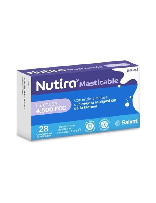 NUTIRA LACTASA 4500 FCC 28 COMP MASTICABLES