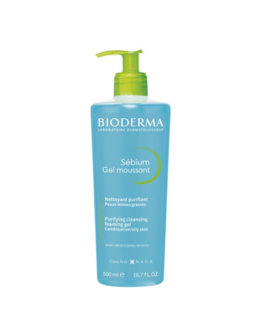 SEBIUM GEL MOUSSANT BIODERMA 500 ML