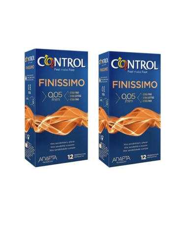 CONTROL FINISSIMO PRESERVATIVOS 12 U 2 ENVASES DUPLO