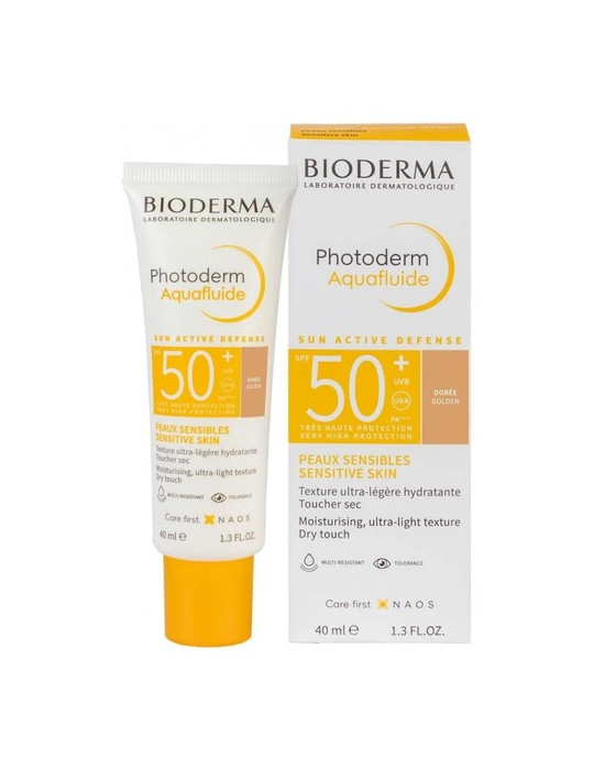 PHOTODERM MAX SPF 50+ AQUAFLUIDO DORADO BIODERMA 1 ENVASE 40 ML COLOR DORADO